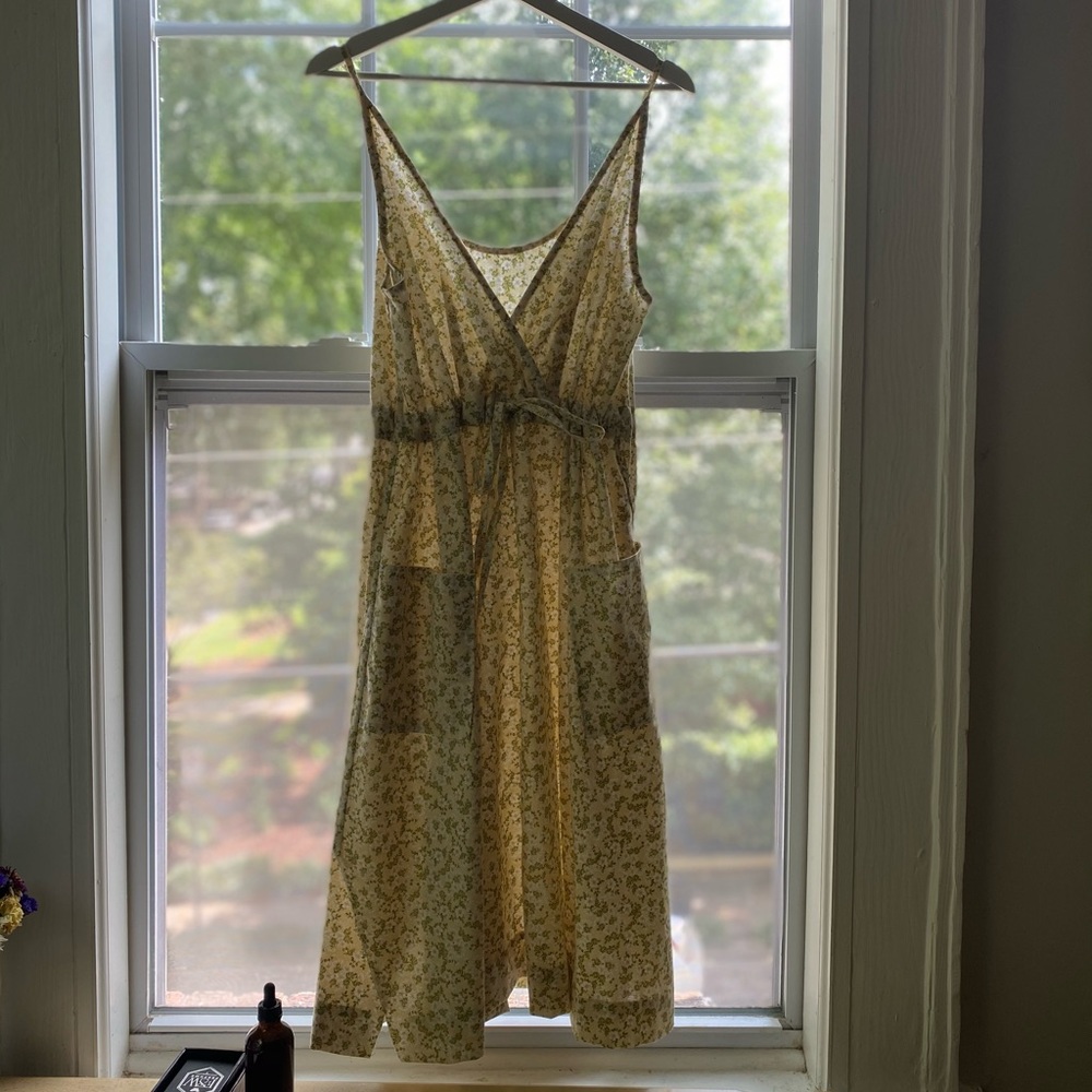 Handmade Secret Garden midi dress